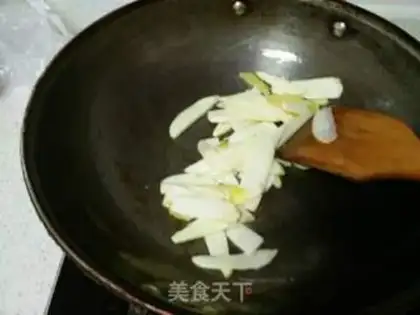 Make White and fried octopus step 3