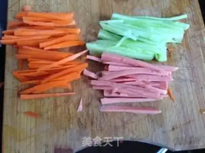 Make Egg and vegetable rolls step 0