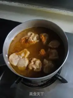 Make Curry oatmeal step 2