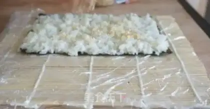 Make Sushi California roll step 7