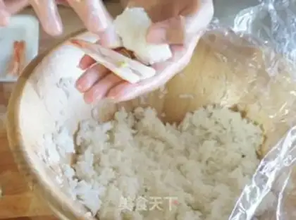 Make Sushi California roll step 12
