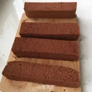 Make Chocolate sponge cake step 17