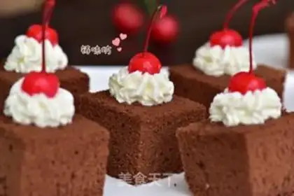 Make Chocolate sponge cake step 20