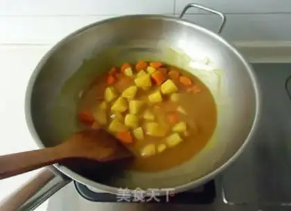Make Curry pasta step 4