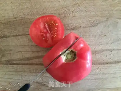 Make Tomato swans step 2