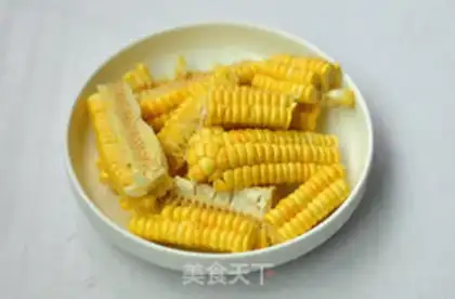Make Weed-dry corn soup step 2