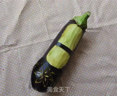 Make Sculpting eggplant embroidery shoes step 2