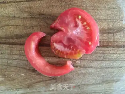 Make Tomato swans step 8