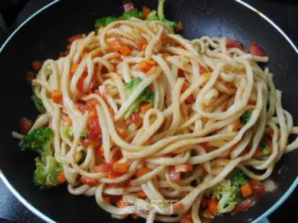 Make Pelican juice noodles step 9