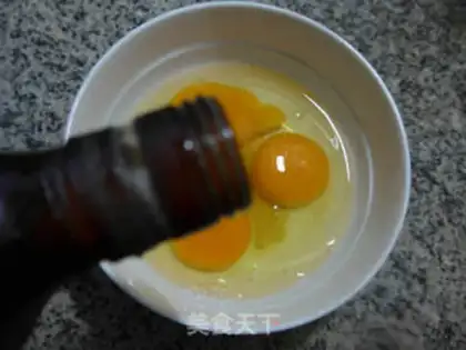 Make Teeth fried eggs step 3