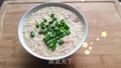 Make Nuts steamed eggs step 2