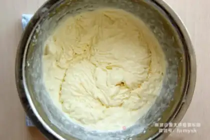Make Cherry cheese cream step 4