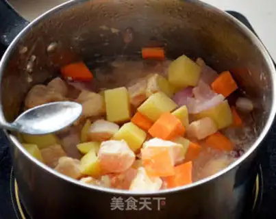 Make Curry chicken step 4