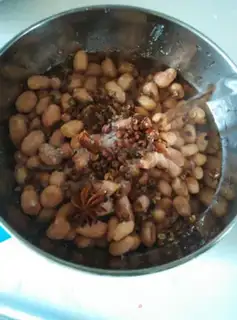 Make The fragrance of peanut rice step 1