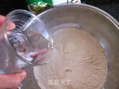 Make Onion cake step 1