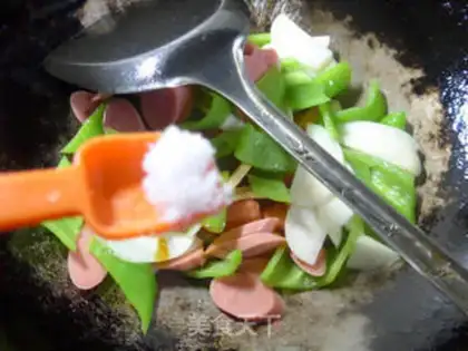 Make Pyramid ham intestines step 8