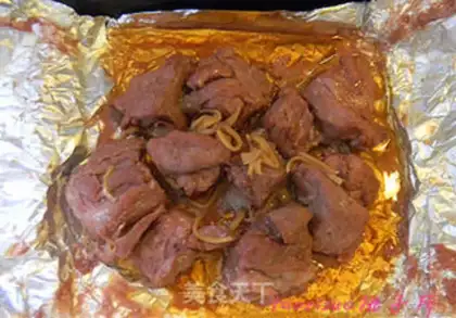 Make Honey sauce and roast meat step 4