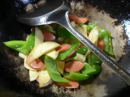 Make Pyramid ham intestines step 10
