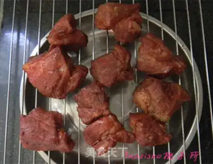 Make Honey sauce and roast meat step 7