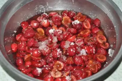 Make Cherry jam step 1