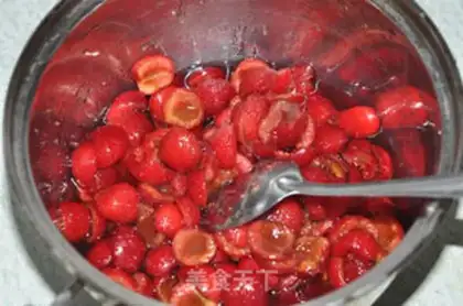 Make Cherry jam step 2