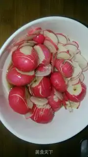Make A sweet, sweet, radish step 3