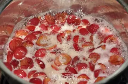 Make Cherry jam step 3