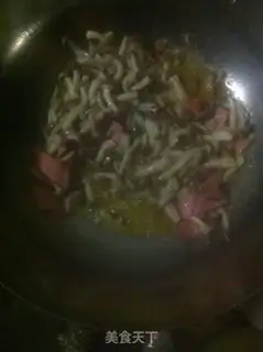 Make Crab-flavored mushrooms step 2