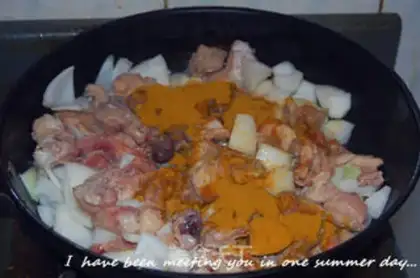 Make Curry chicken step 4