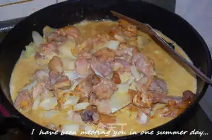 Make Curry chicken step 5