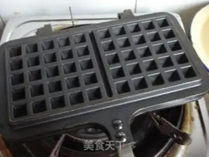 Make Strawberry milk waffles step 6