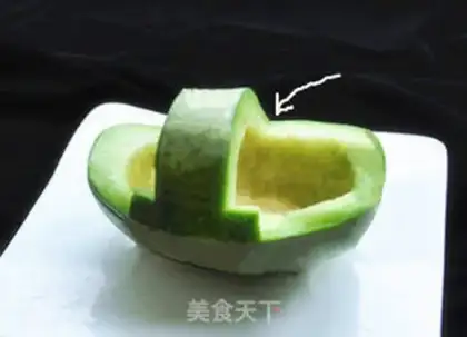 Make The fruit plate of the Cucumber Tortoise step 0