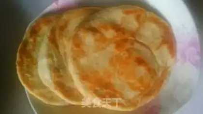 Make Sesame salt pancakes step 5