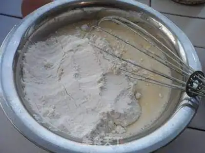Make Banana milk eggcake step 4