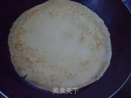 Make Banana milk eggcake step 7