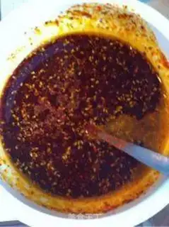 Make Homemade red oil step 9