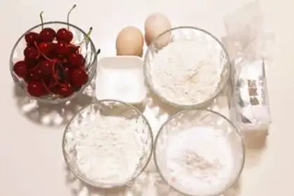 Make Cherry cake step 0