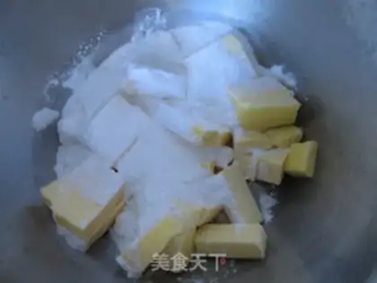 Make Rose cookies step 1