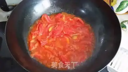 Make Tomato egg noodles step 6