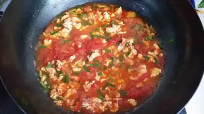 Make Tomato egg noodles step 7