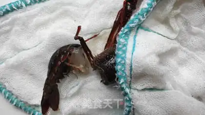 Make Red-cray shrimp ball step 1