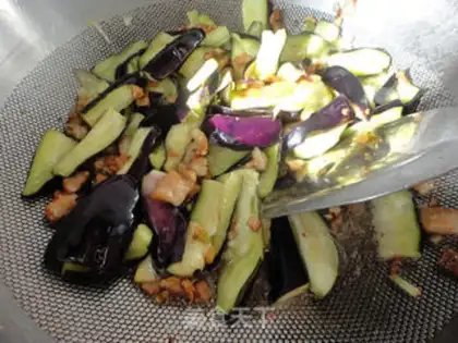 Make Spam and eggplant step 8