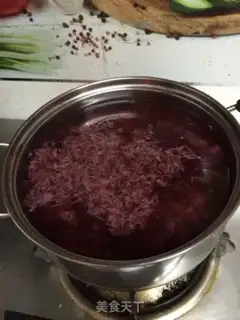 Make Ice cream and plum juice step 4