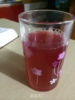 Make Ice cream and plum juice step 6