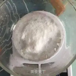 Make Cherry ice powder step 1