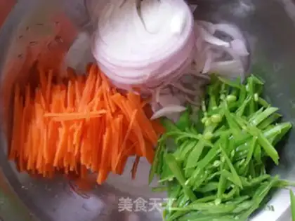 Make Carrot onion beans step 5