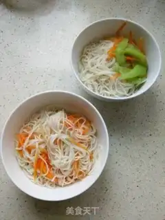 Make Shrimp melon noodles step 9