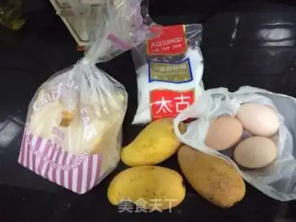 Make Mango toast step 0