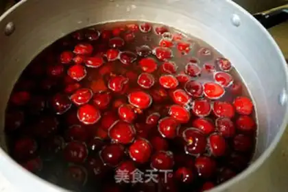 Make Homemade cherry sauce step 6