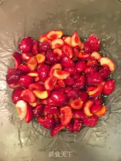 Make Homemade sugar cherries step 4